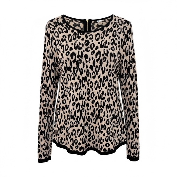 Chico's Sweaters - Chico’s Leopard Print Sweater Size 1